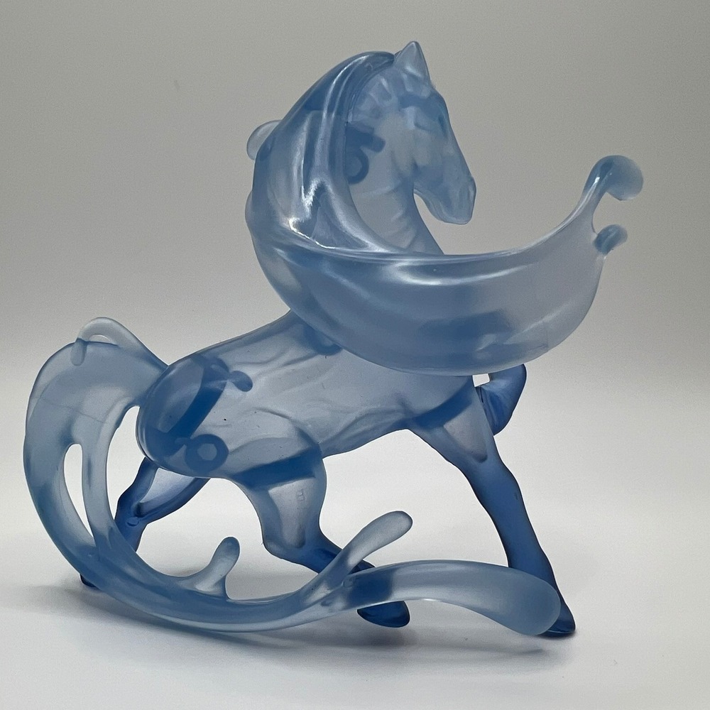 Disney Frozen 2 Nokk Horse 4.5" Blue Transparent Hasbro Swooshy Mane Swoohy Tail